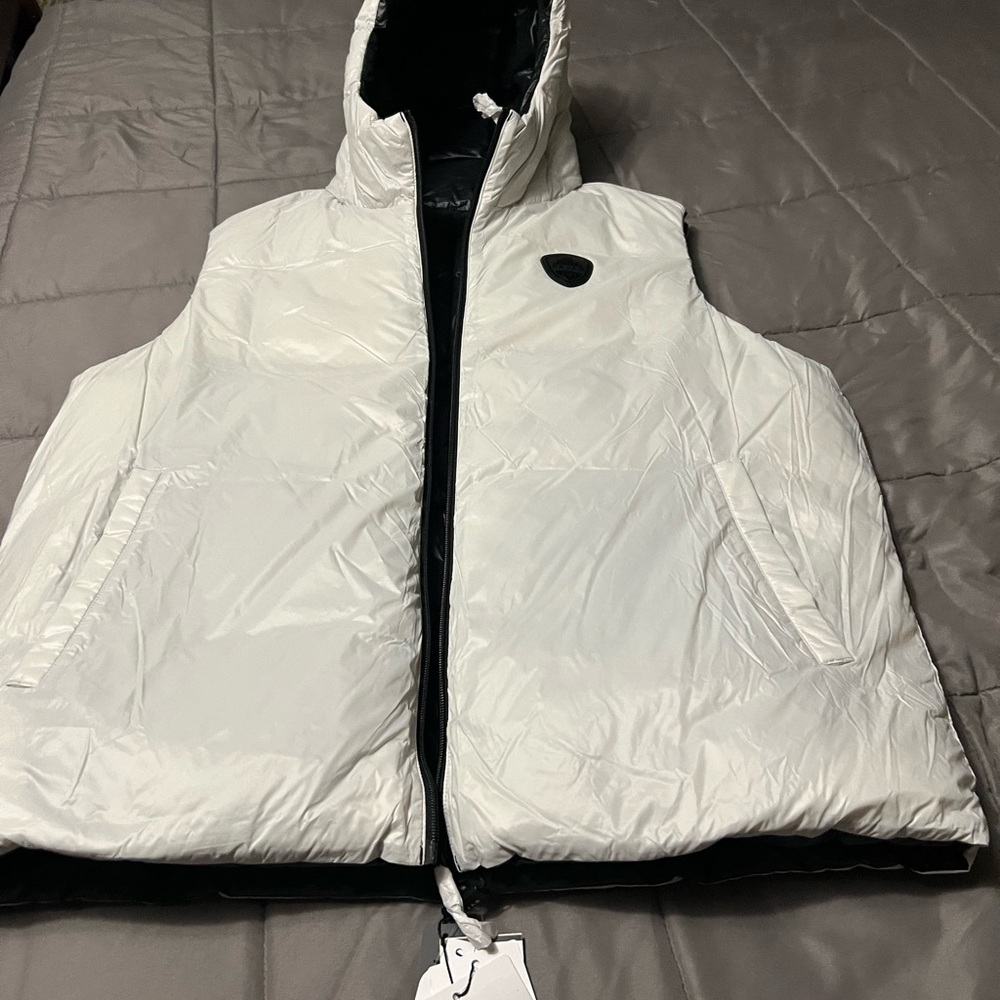 Pajar White and Black Men's Vest Reversible XL Brand new